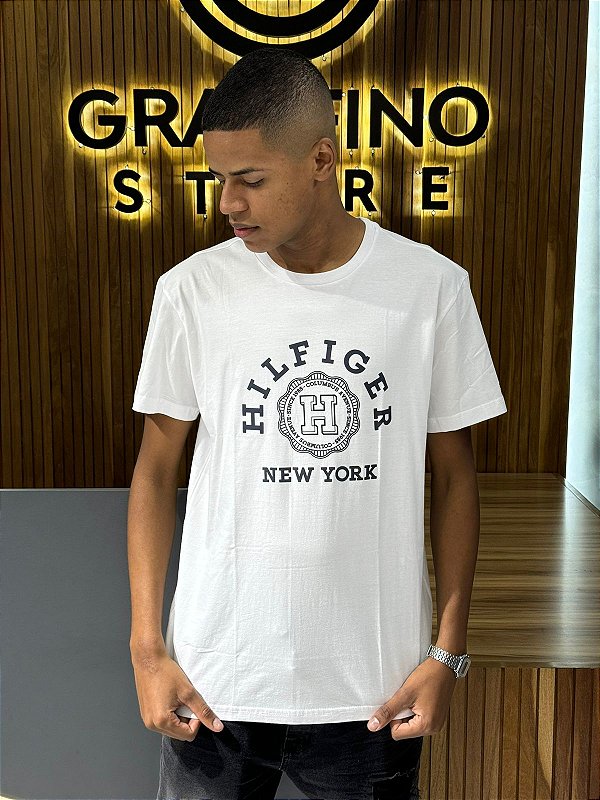Camiseta Tommy Hilfiger Branca THMW0MW36418