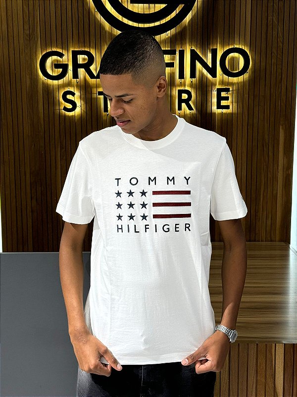 Camiseta Tommy Hilfiger THMW0MW36392 Branca