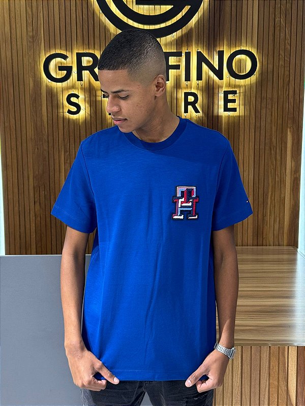 Camiseta Tommy Hilfiger Azul Royal THMW0MW34423