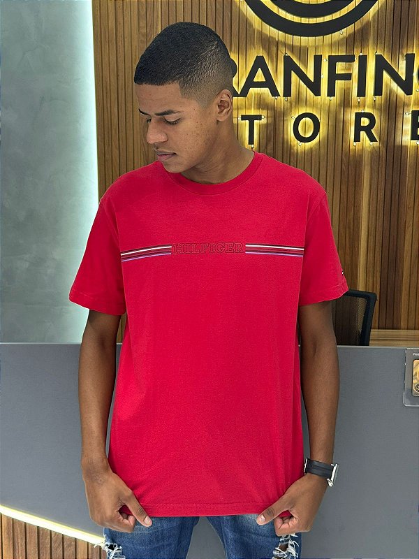 Camiseta Tommy Hilfiger Vermelha THMW36420