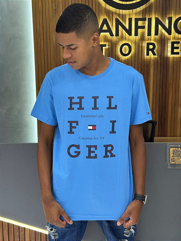 Camiseta Tommy Hilfiger THMW33690 Azul Bebê