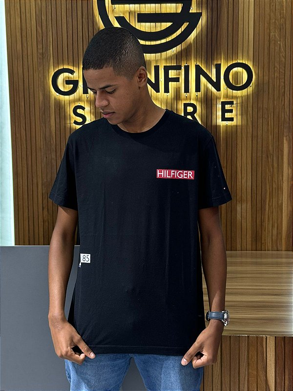 Camiseta Tommy Hilfiger THMW32329P Preta