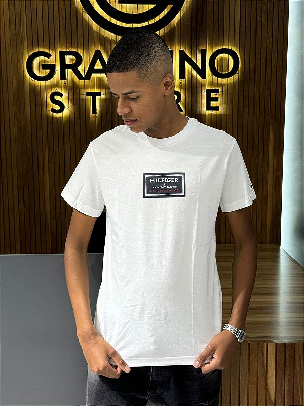 Camiseta Tommy Hilfiger THMW0MW36444 Branca