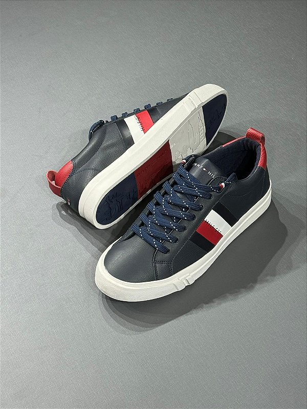 Tênis Tommy Hilfiger Dino Azul Thfm02576-01