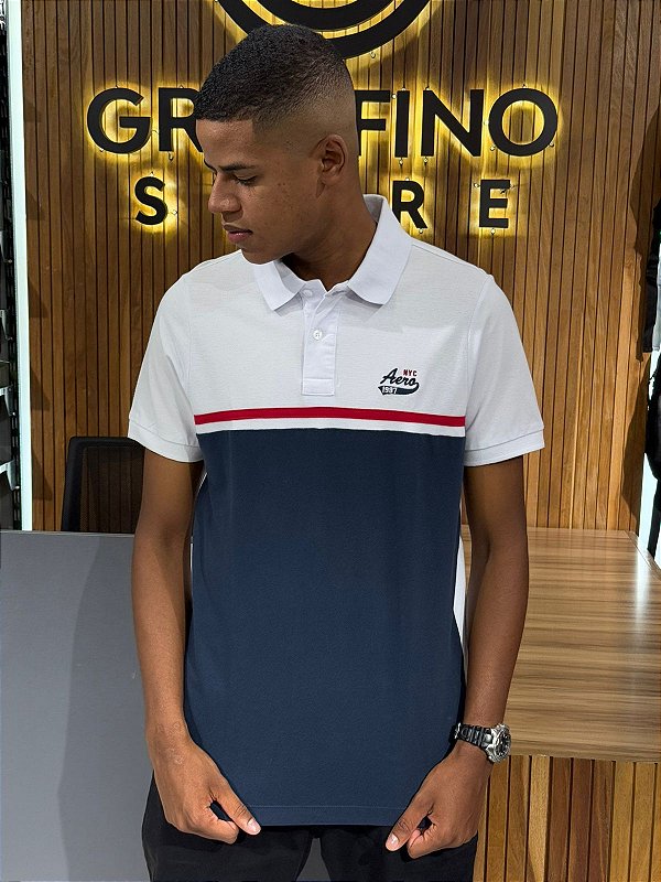 Polo Aeropostale Branca 8793223