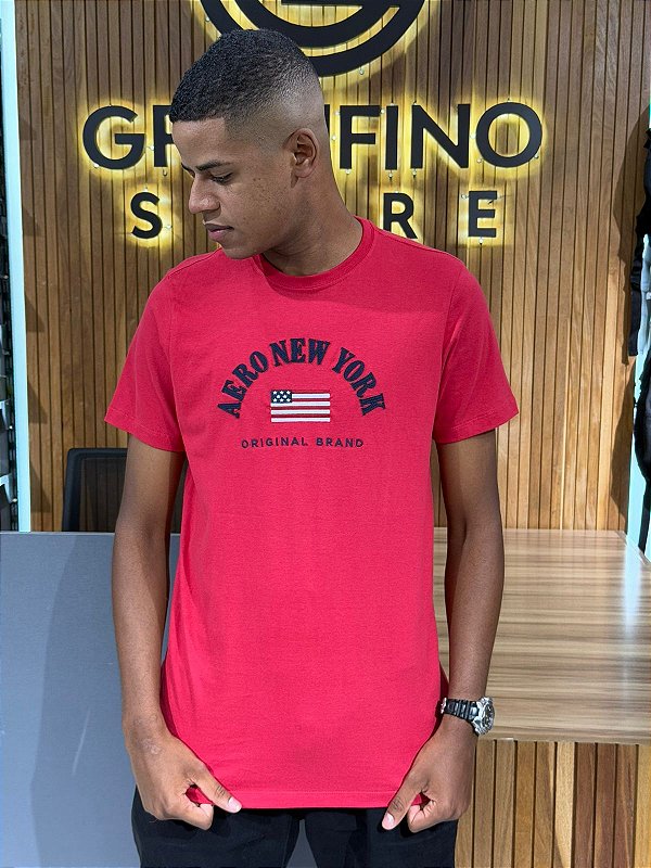 Camiseta Aeropostale Vermelha 87110133