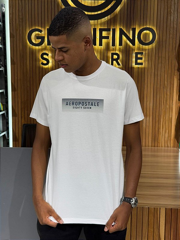 Camiseta Aeropostale Branca 871101229
