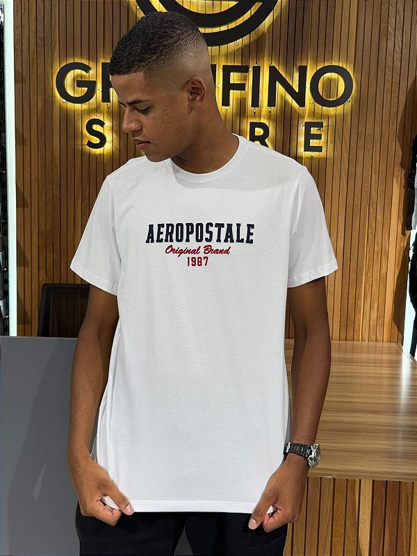 Camiseta Aeropostale Branca 871101162