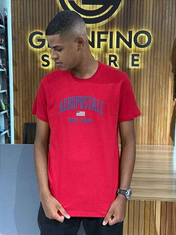 Camiseta Aeropostale Vermelha 871101161