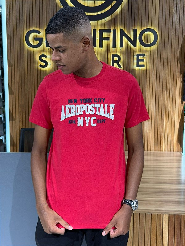 Camiseta Aeropostale Vermelha 8790143