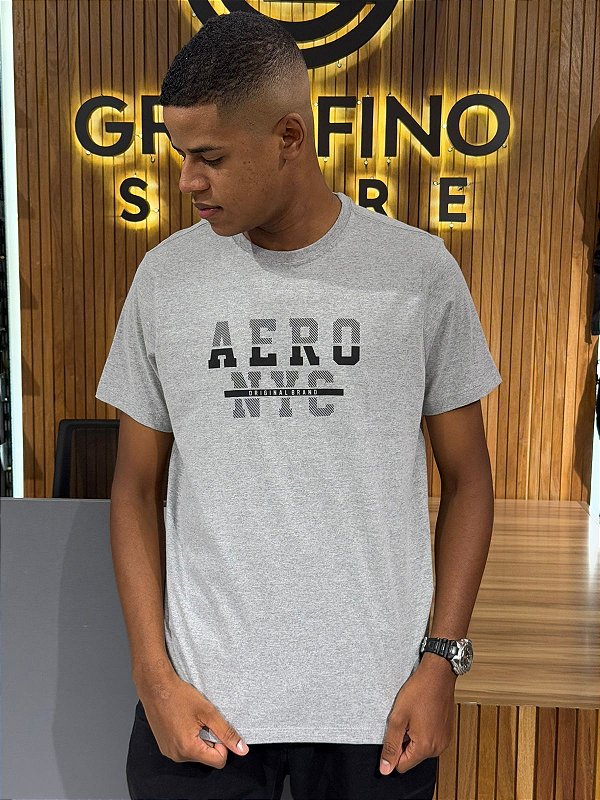 Camiseta Aeropostale Cinza 87901250