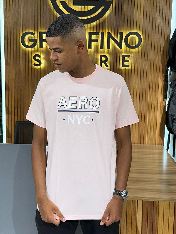 Camiseta Aeropostale Rosa 87901112