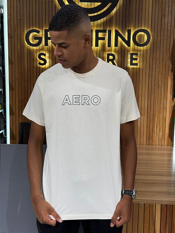 Camiseta Aeropostale Bege 8790102