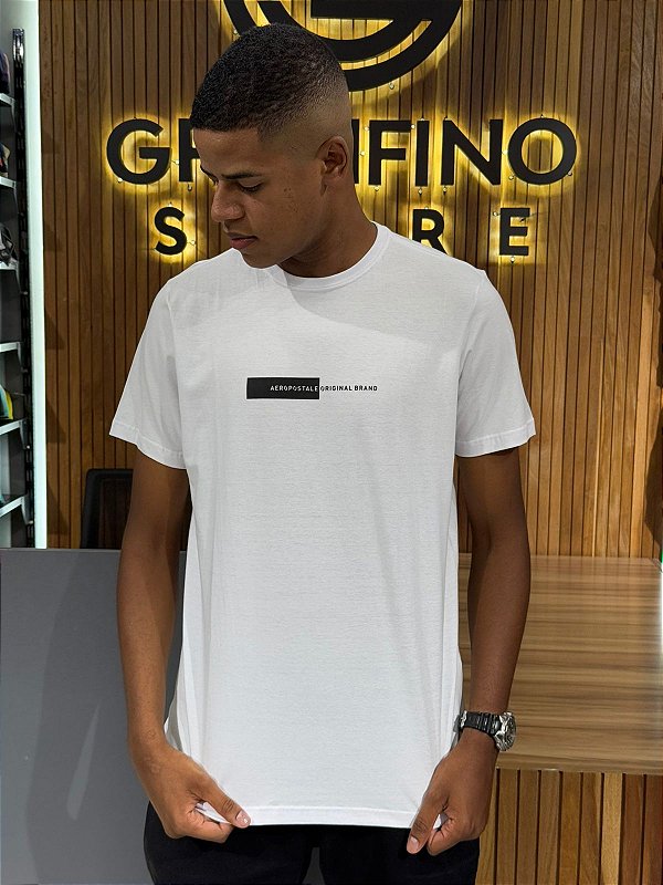 Camiseta Aeropostale Branca 871101213