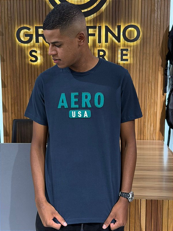 Camiseta Aeropostale Marinho 871101199
