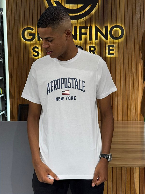 Camiseta Aeropostale Branca 871101161