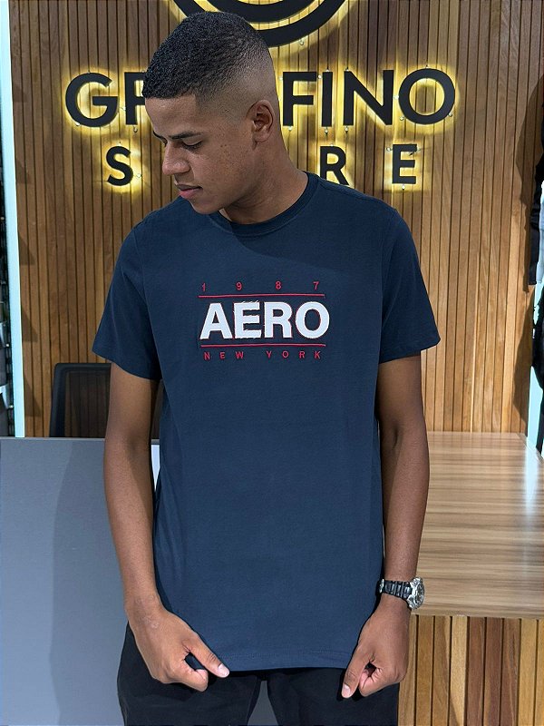 Camiseta Aeropostale Marinho 871101153