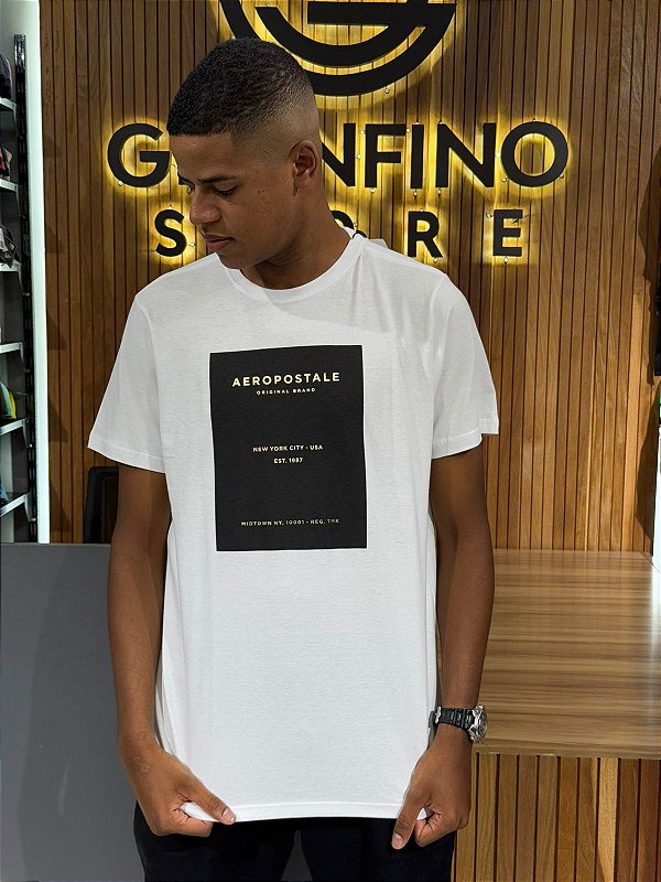 Camiseta Aeropostale Branca 871101151