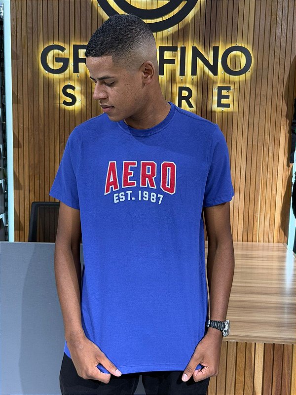 Camiseta Aeropostale Azul Royal 871101150