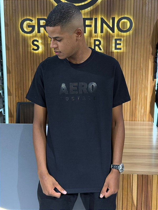 Camiseta Aeropostale Preta 87110114