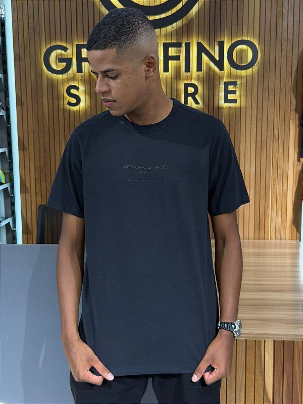 Camiseta Aeropostale Preta 871101114