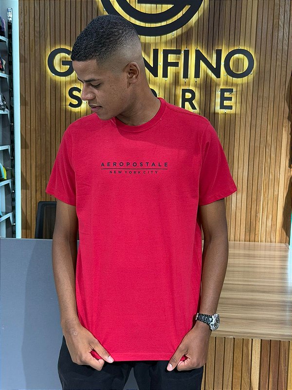 Camiseta Aeropostale Vermelha 87100103