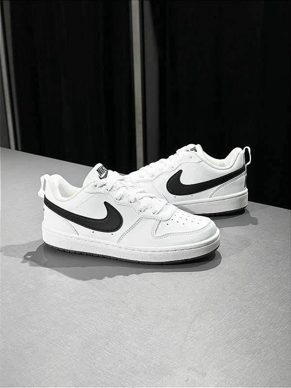 Tênis Nike Borough Low Branco e Preto