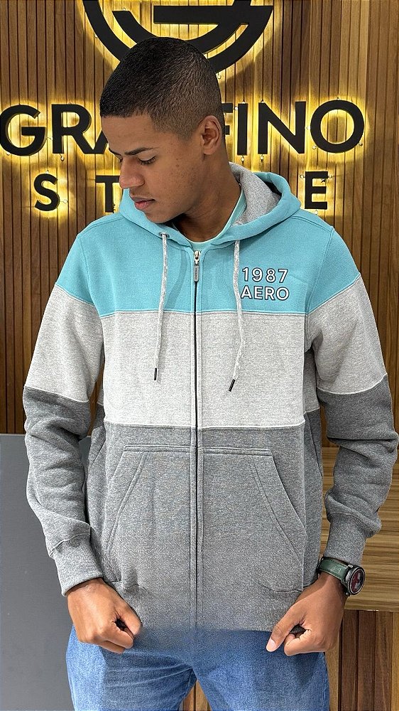 Moletom Aeropostale Azul Bebê 8740713