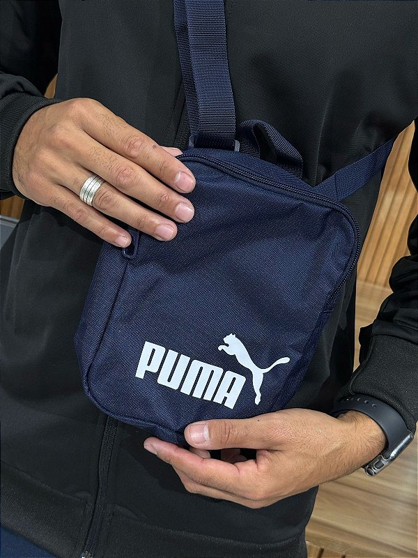 Shoulder Bag Puma Azul Marinho 09117302