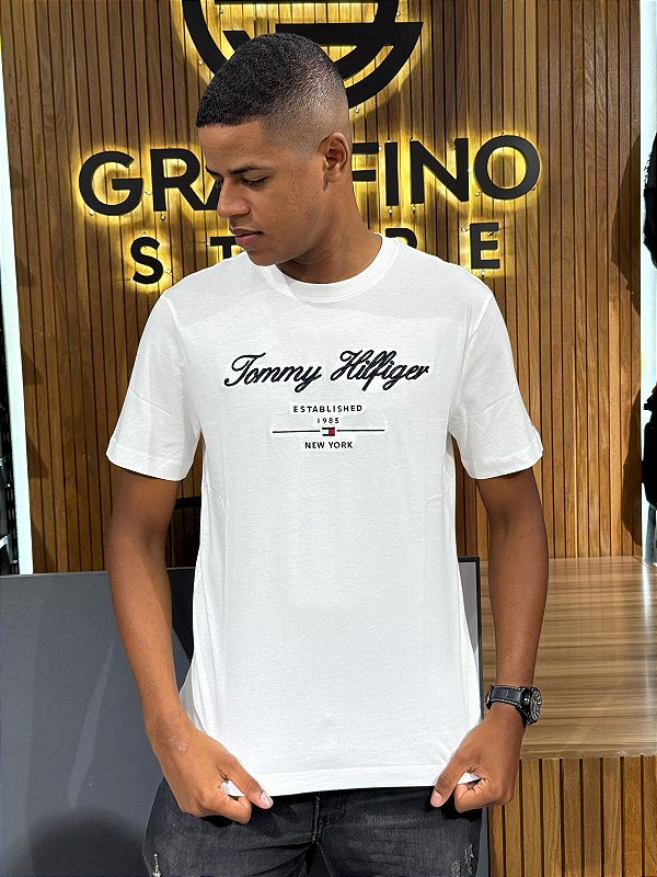 Camiseta Tommy Hilfiger Branca THMW0MW33691