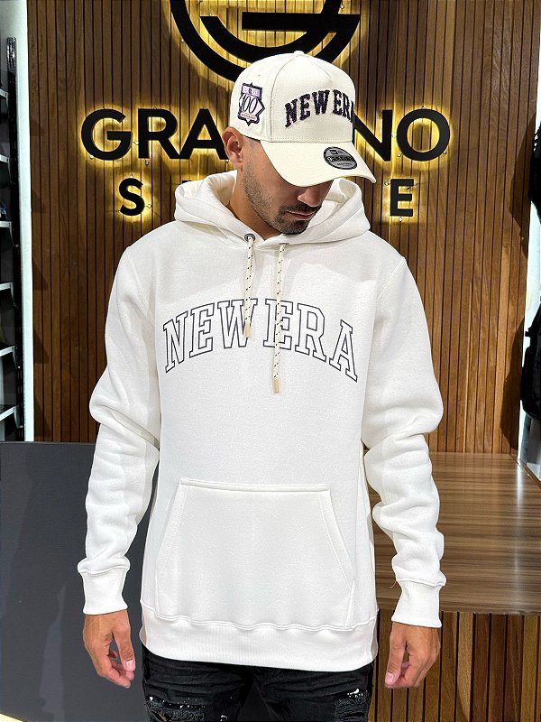 Moletom New Era NY Yankees Off White NEI25MOL001