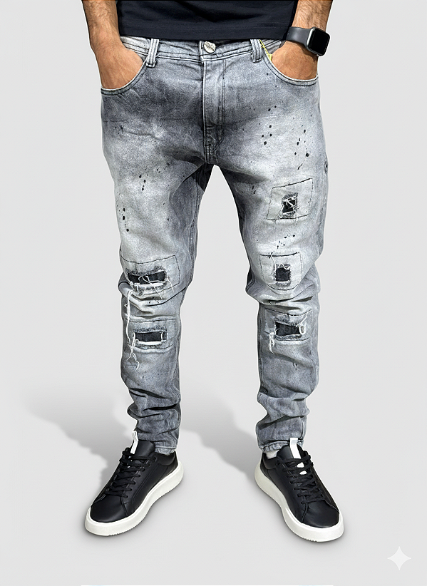 Calça Jeans City Denim Cinza 2520134