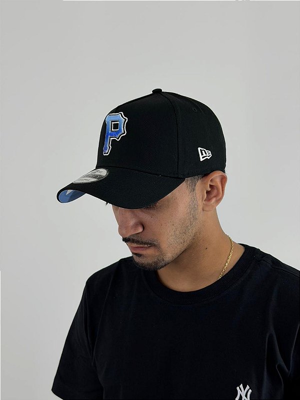Bone New Era Patriots Preto e Azul Bebe 60766745