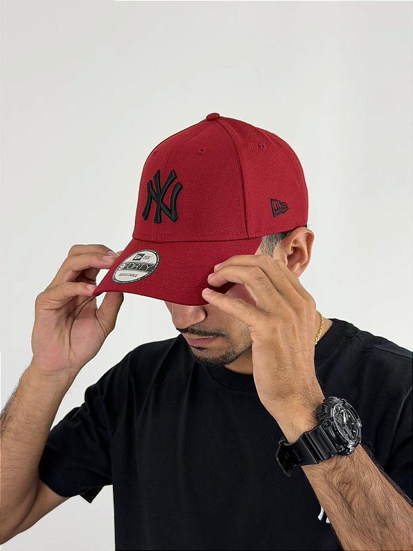 Bone New Era NY Yankees Vinho 60766828