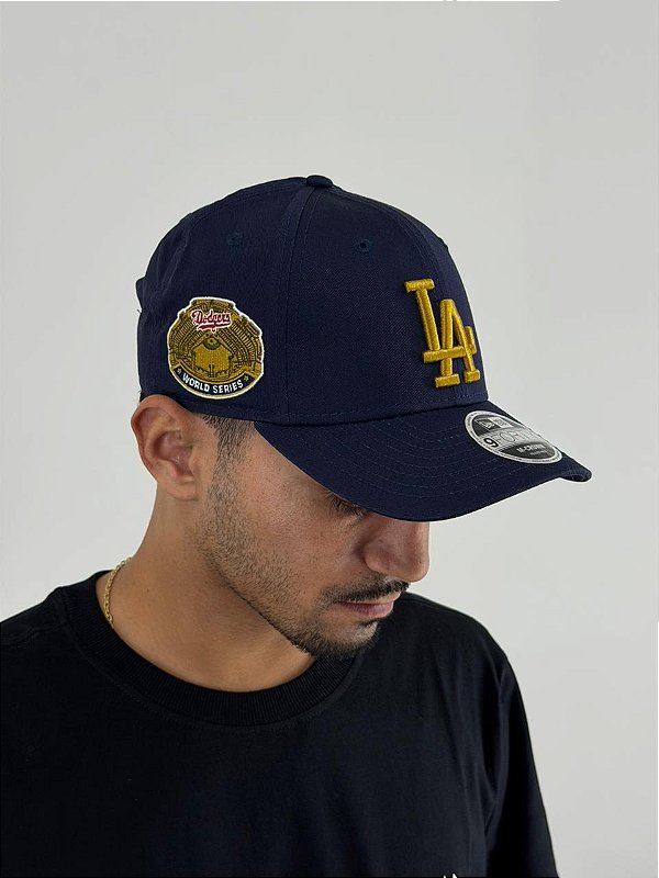 Bone New Era LA Dodgers Azul Marinho e Dourado 60758997