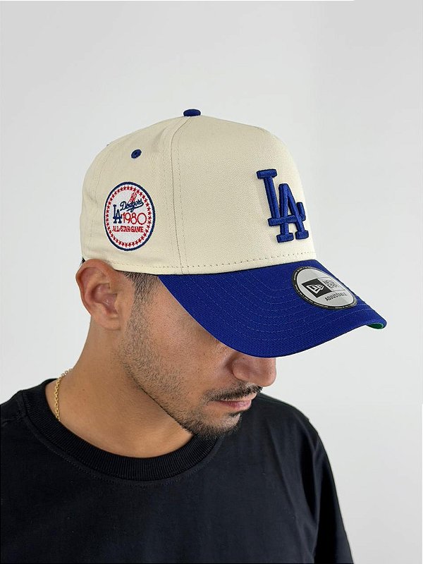 Bone New Era LA Dodgers Era Creme e Azul Royal 60667702