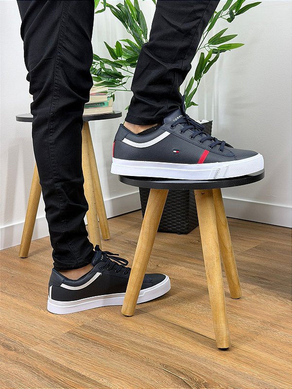 Tênis Tommy Hilfiger Jay 13A Azul  FM04166