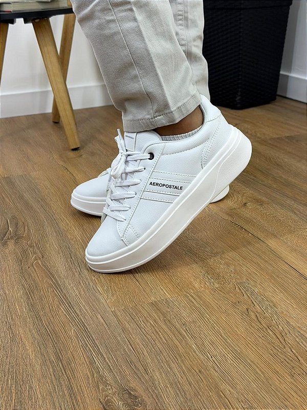 Tenis Aeropostale Branco e Preto 84133404-1