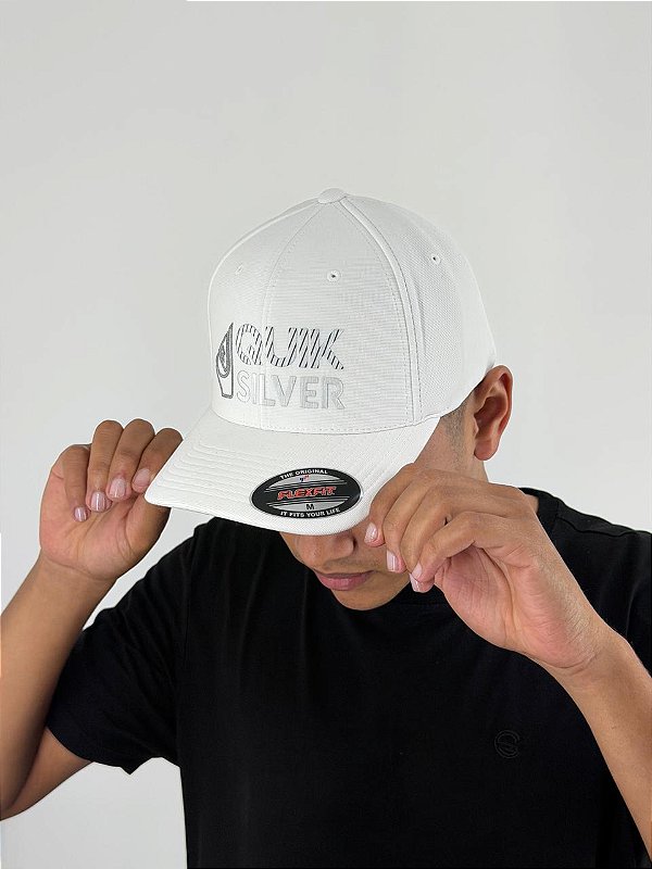 Boné Quiksilver Silver Transfer Emb Branco Q911A0387
