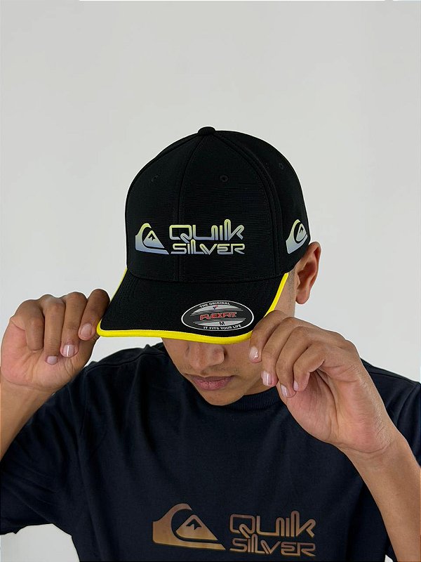 Boné Quiksilver Gradient Broken Type Preto Q911A0371