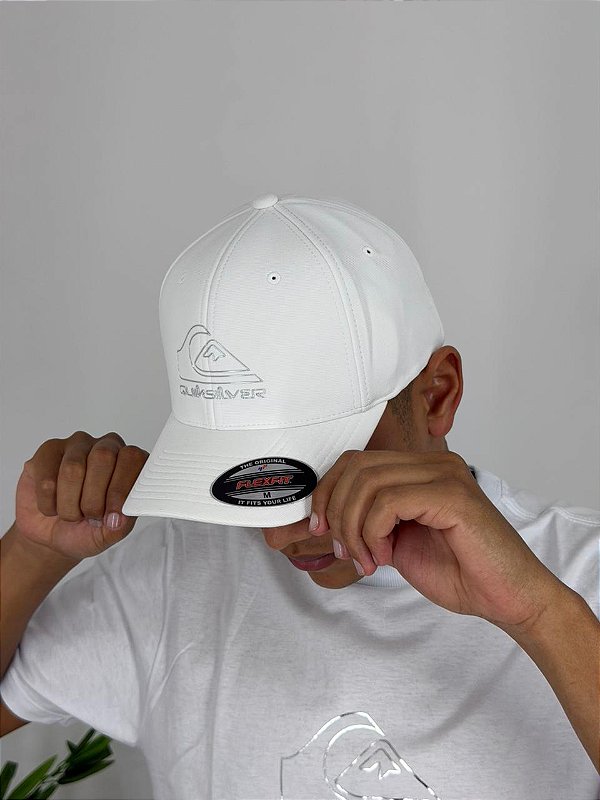 Boné Quiksilver Omni Chrome Line Branco Q911A0383