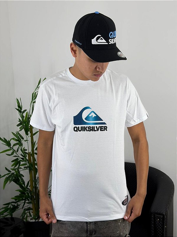 Camiseta Quiksilver Soft Hologram Branca Q471A1054
