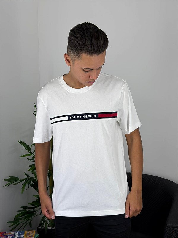 Camiseta Tommy Hilfiger Branca THMW0MW36498