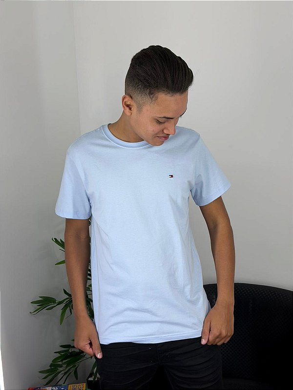 Camiseta Tommy Hilfiger Azul Bebê THMW0MW37808