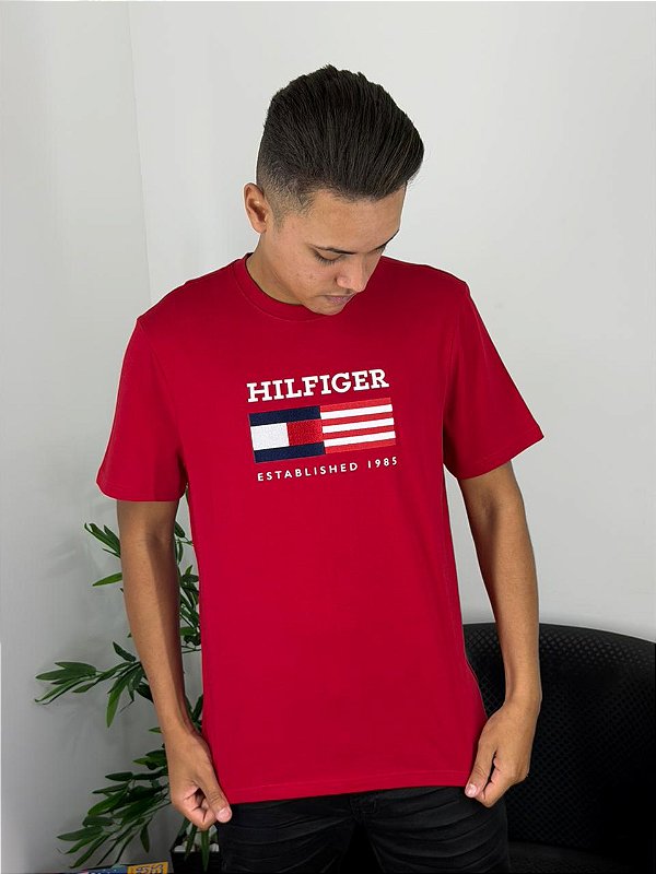 Camiseta Tommy Hilfiger Vermelha THMW0MW39843