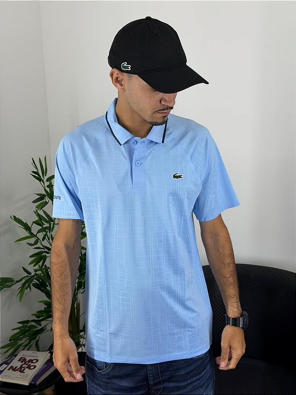 Polo Lacoste Sport Azul Bebê DH4789