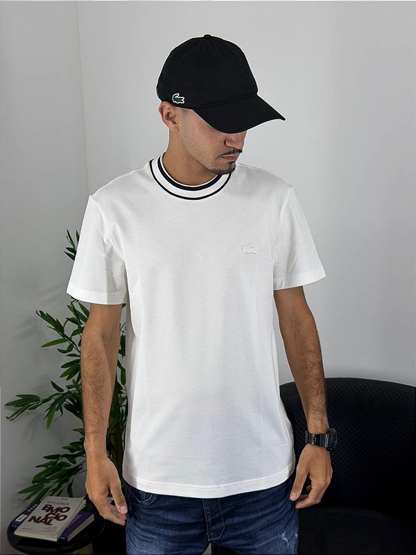 Camiseta Lacoste Branca TH8174