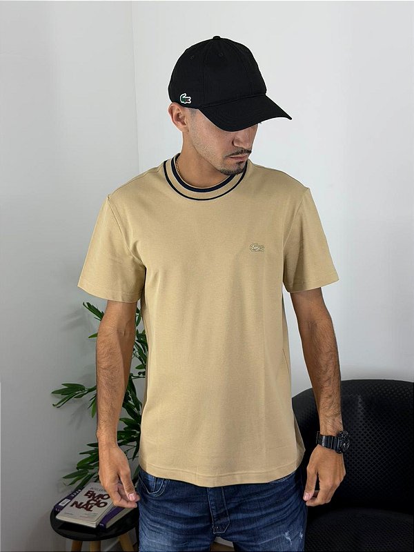 Camiseta Lacoste Bege TH8174