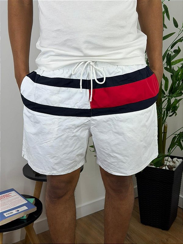 Beachwear Tommy Hilfiger Branca THUM0UM03474