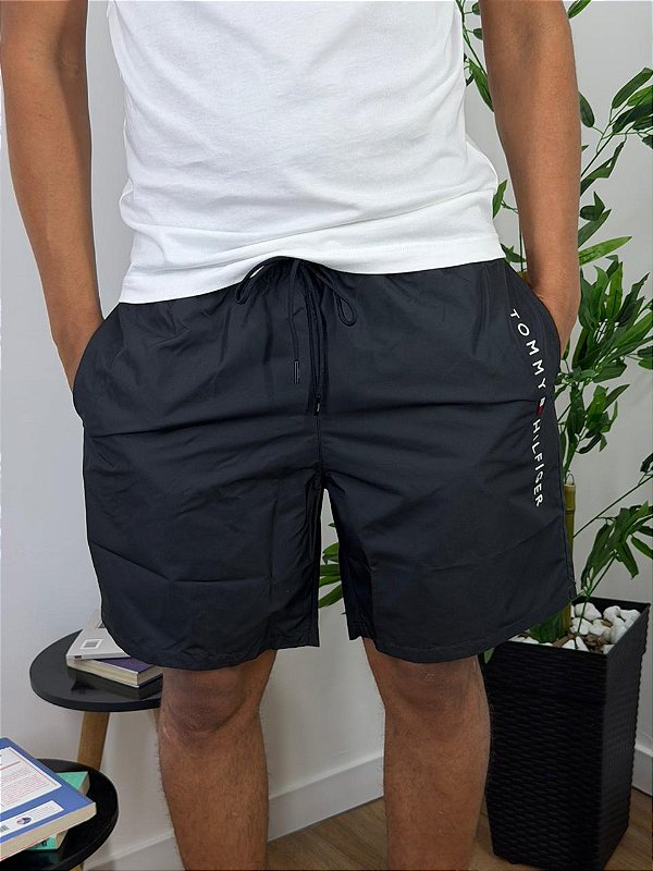 Beachwear Tommy Hilfiger Preta THUM0UM03310